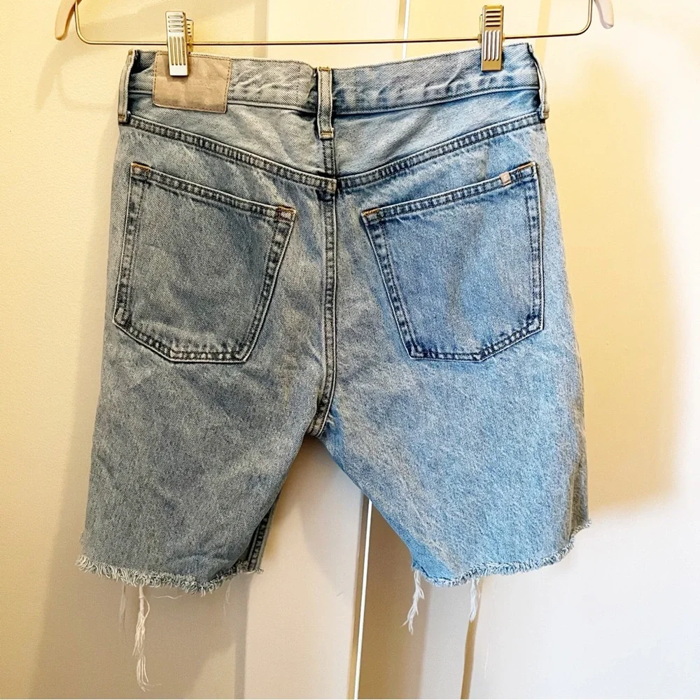 Everlane The Relaxed Straight Fit‎ Frayed Jean Shorts